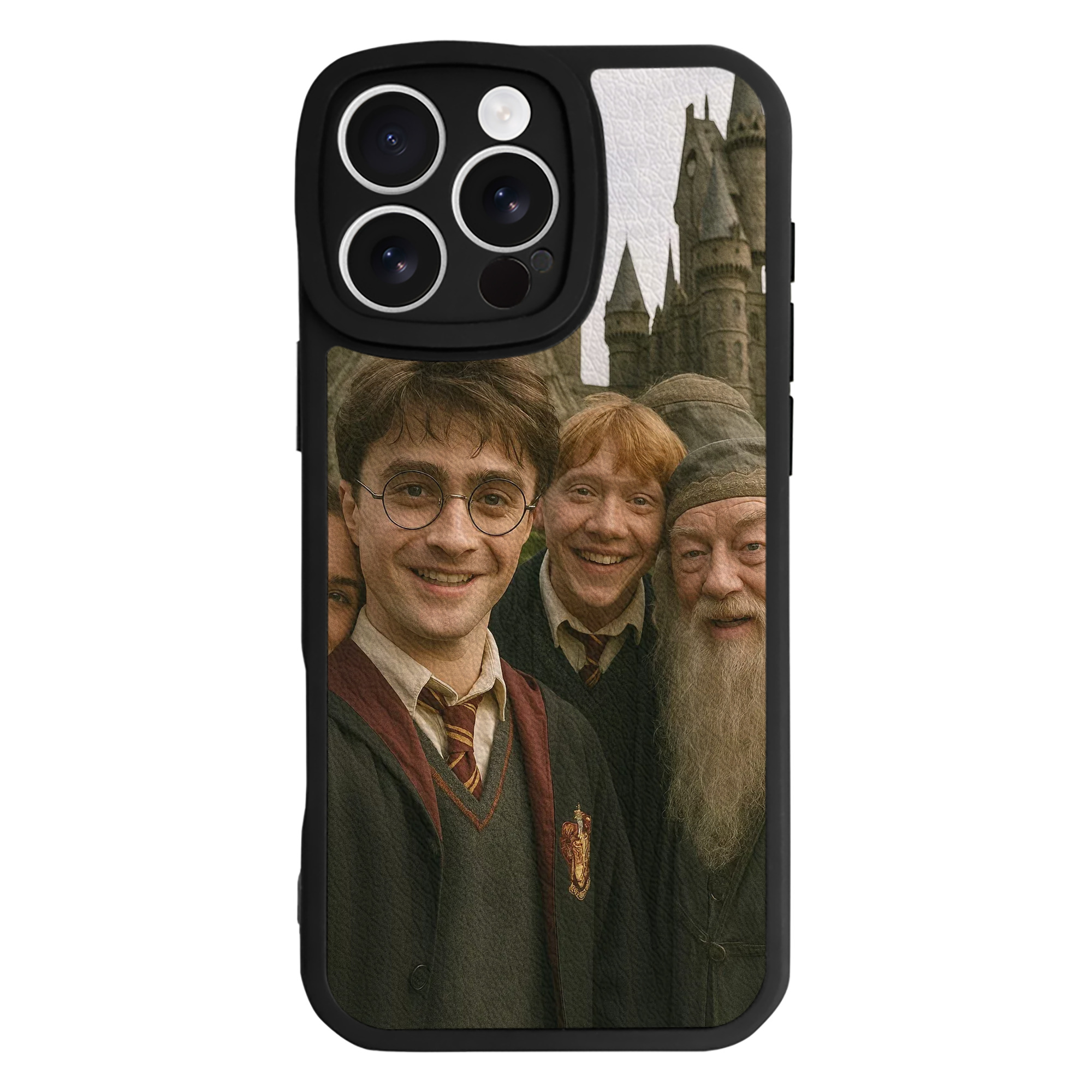（画像用） Harry Potter ハリー・ポッターシリーズ 【iPhone 16シリーズ対応】シリコンスマホケース（レザー調） 材質：シリコン